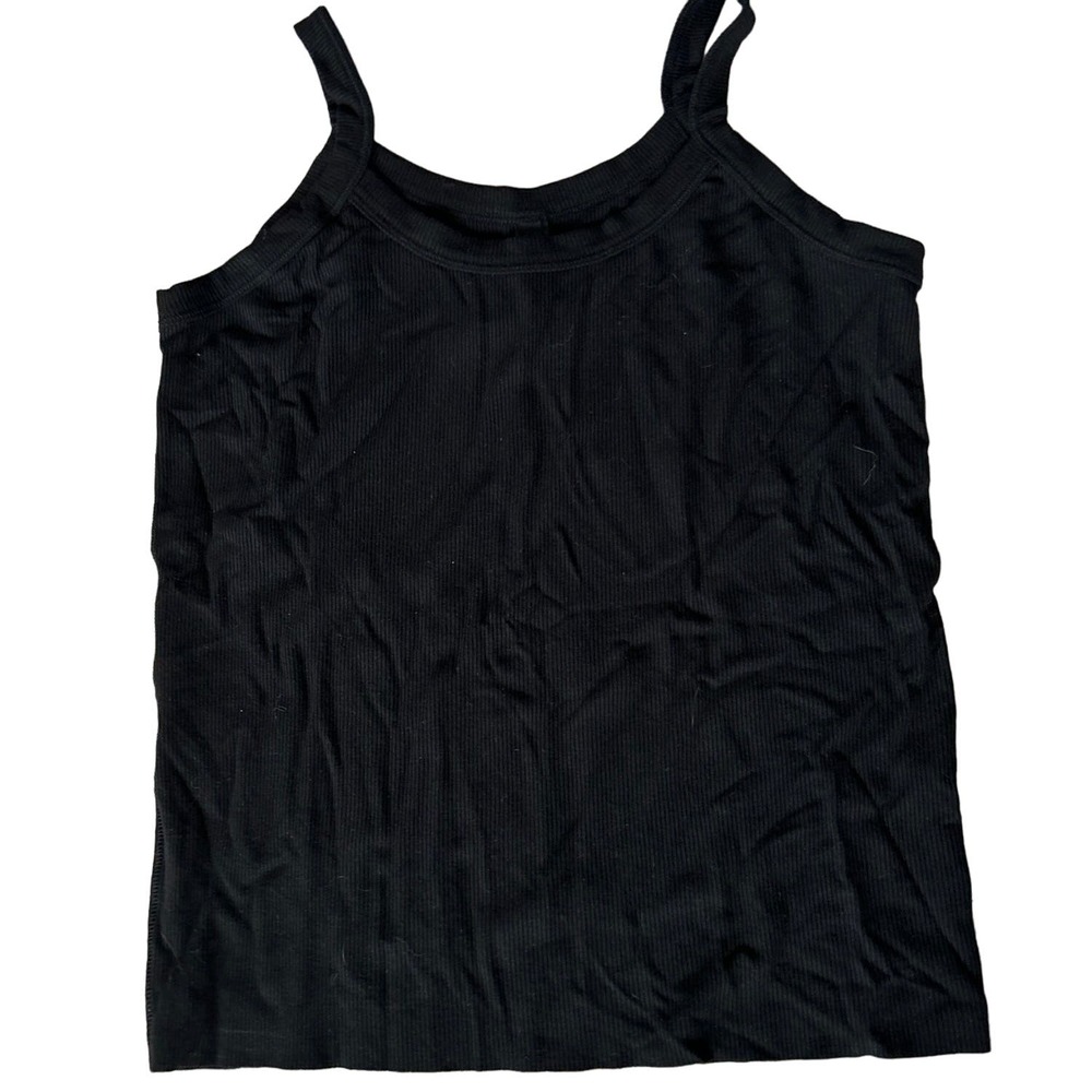 SKIMS RIBBED, KNIT TANK TOP, ONYX - SIZE L, NWOT
